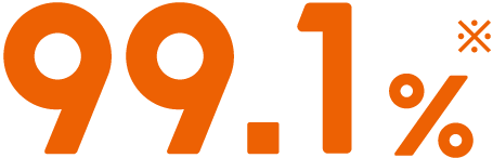 99%※